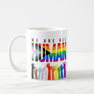 Mug LGBTQ+ Droits d'auteur Nous sommes tous humains
