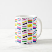 Mug Lgbtq égalité drapeaux lgbtq drapeau sans couture (Devant droit)