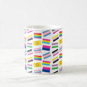 Mug Lgbtq égalité drapeaux lgbtq drapeau sans couture (Centre)