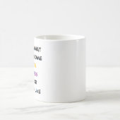 Mug lgbtq études majeure, génial (Centre)