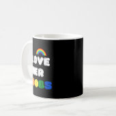 Mug Lgbtq+ Lesbian Matching Couples Compliment I Love  (Devant gauche)