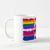 Mug LGBTQ Prière Mois Rayures Indicateurs (Gauche)