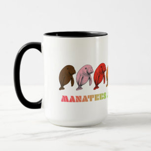Mug LGBTQIA+ Manatees veulent juste un câlin