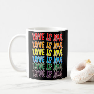 Mug LgbtqLove is Love Typography