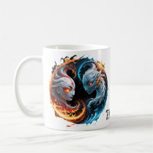 Mug L'harmonie élémentaire, yin et yang de la nature.