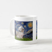 Mug Lhasa Apso 10 - Nuit étoilée (Devant gauche)