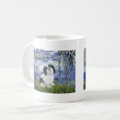 Mug Lhasa Apso 2 - Lilies 6 (Devant gauche)