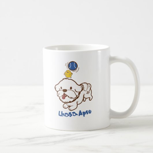 Mug Lhasa apso bubu et petit poulet guagua (Droite)