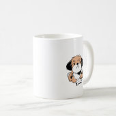 Mug Lhassa Apso et chien soigner (Devant droit)