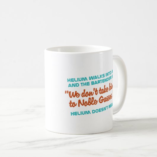 Mug L'hélium ne réagit pas (Devant droit)