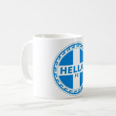 Mug L'Hellade embraye les cadeaux grecs par greek2me (Devant gauche)