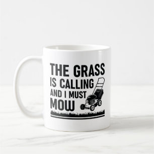 Mug L'Herbe Appelle Et Je Dois Mouiller