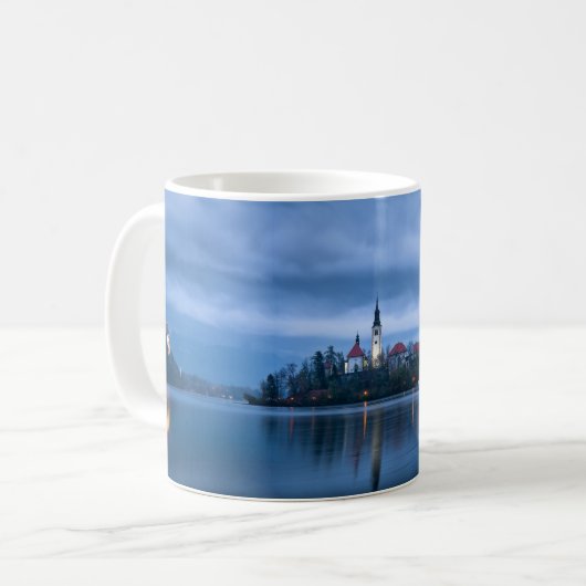 Mug L'heure bleue au lac Bled (Devant gauche)