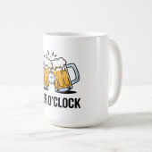 Mug L'heure de la bière - Célébrons avec une froide (Devant droit)