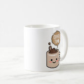 Mug l'heure du café drôle kawaii café (Devant droit)