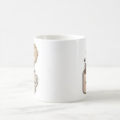 Mug l'heure du café drôle kawaii café (Centre)