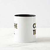 Mug L'heure du café | Simple Café Quotidien Minimalist (Centre)