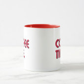 Mug L'heure du café | Simple café quotidien minimalist (Centre)