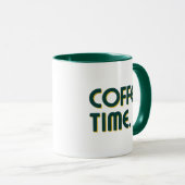 Mug L'heure du café | Simple café quotidien minimalist (Devant droit)