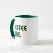 Mug L'heure du café | Simple café quotidien minimalist (Devant gauche)