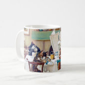 Mug L'heure du petit-déjeuner des chats, Louis Wain (Devant gauche)