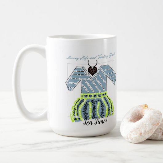 Mug L'heure du thé ! (Avec donut)