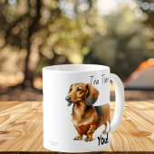 Mug L'heure du thé avec vous ! Dachshund Mignon