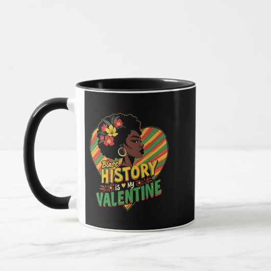 Mug L'Histoire Noire est mon Mois Valentin de l'Histoi (Gauche)