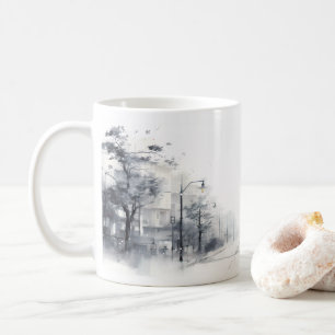 Mug L'hiver dans la rue