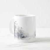 Mug L'hiver dans la rue (Devant gauche)