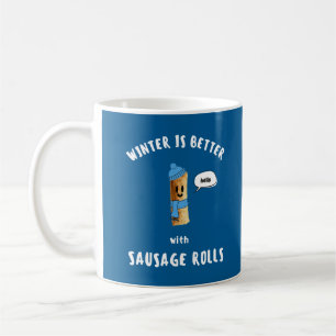 Mug L'HIVER EST MIEUX avec ROULÉS DE SAUCISSE Mignon S