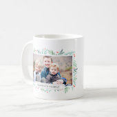 Mug L'hiver verdit la photo de vacances (Devant gauche)