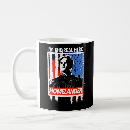 Mug L'Homelander Je Suis Le Véritable Héros Drapeau Am (Gauche)