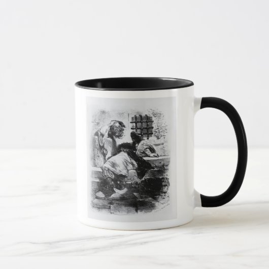 Mug L'homme dans le masque de fer dans sa prison (Droite)