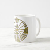 Mug L'homme dans le Maze - l'or (Devant droit)