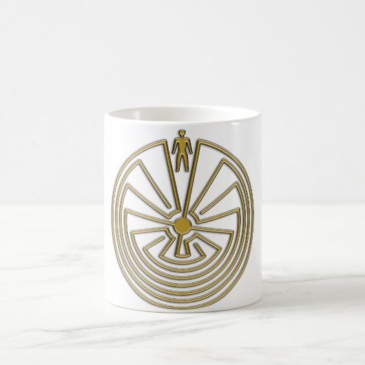 Mug L'homme dans le Maze - l'or (Centre)