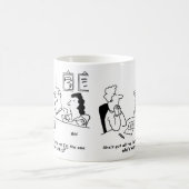 Mug L'homme et la femme dans le bureau d'orientation d (Centre)