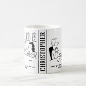 Mug L'homme et la femme dans le bureau d'orientation d (Centre)