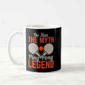 Mug L'homme Le Myth Ping Pong Legend Tennis De Table (Gauche)