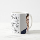 Mug L'homme le mythe la légende (Devant droit)