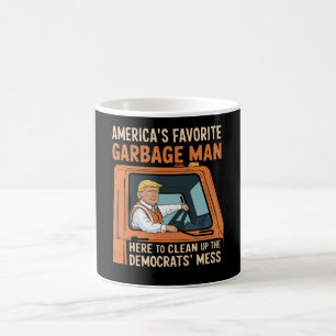 Mug L'homme poubelle préféré d'Amérique Trump 45 47 Ét