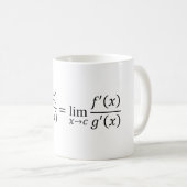 Mug L'Hopital's Rule - Math And Calculus Basics T-Shir (Devant droit)