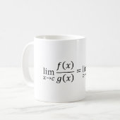 Mug L'Hopital's Rule - Math And Calculus Basics T-Shir (Devant gauche)