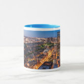 Mug L'horizon de Boston au crépuscule (Centre)