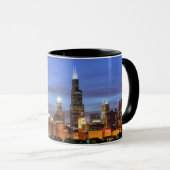 Mug L'horizon de Chicago du planétarium d'Adler (Devant droit)