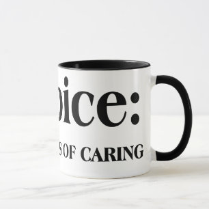 Mug L'hospice est dans les affaires des soins de