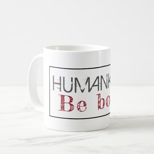 Mug L'Humanité Soit Citée À La Fois (Devant gauche)