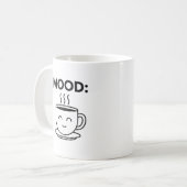 Mug L'humeur bouchée—Visage doux et souriant (Devant gauche)