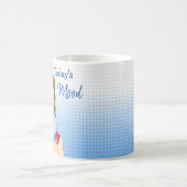 Mug L'humeur d'aujourd'hui, une dame rétro qui renvers (Centre)