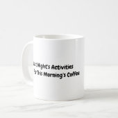 Mug L'humeur de la boue de café (Devant gauche)